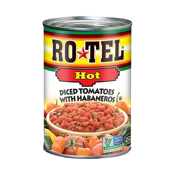 Rotel Diced Tomatoes • Hot