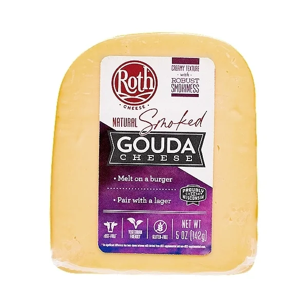Roth Natural Smoked Gouda Cheese Deli Cuts