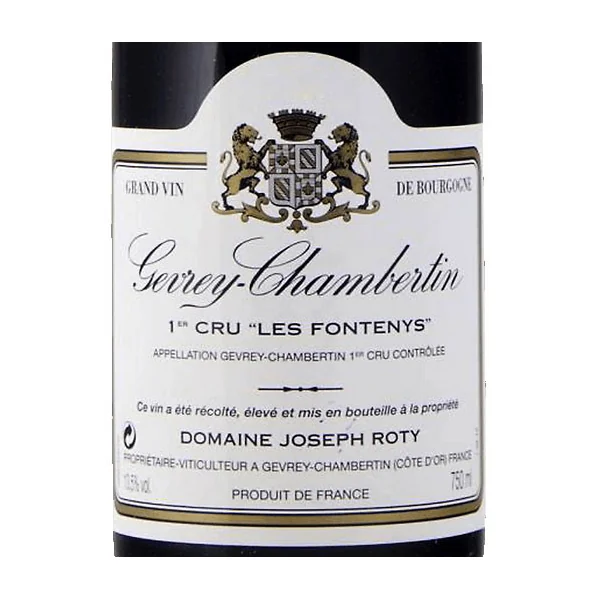 Roty Gevrey-Chambertin 1er cru Fontenys 2018