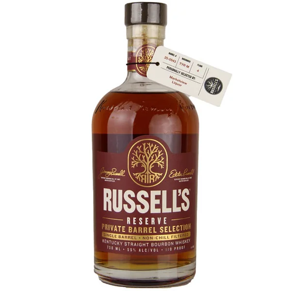 Russells Reserve Private Barrell Selection Single Barrel Kentucky Straight Bourbon 110 Prf / 750 ml