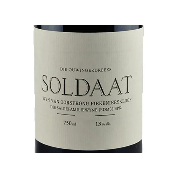 Sadie Family Soldaat (Grenache) Piekenierskloof Swartland 2020