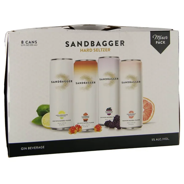 Sandbagger Gin Hard Seltzer Variety 8 Pk Cans / 8-355mL