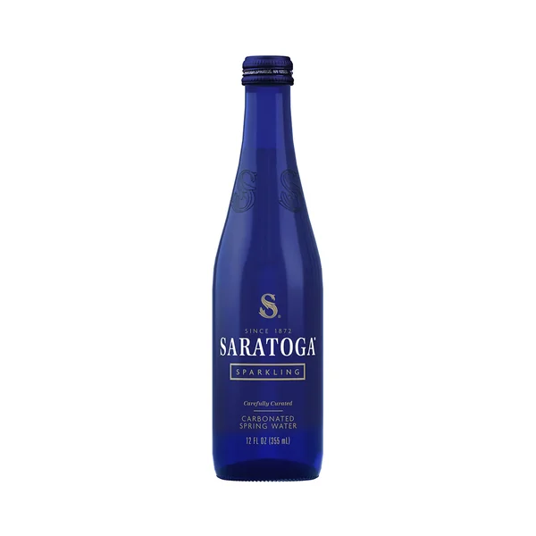 Saratoga Spring Water • Sparkling 12oz Glass
