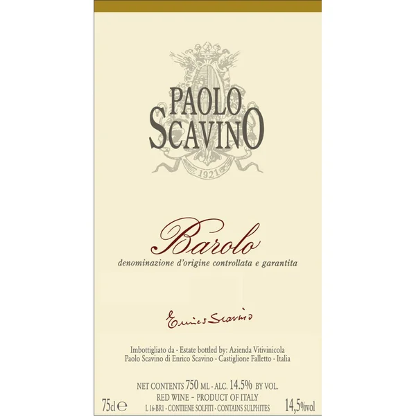 Scavino Barolo 2016