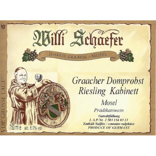 Schaefer/Willi Riesling Kabinett Graacher Domprobst 2018