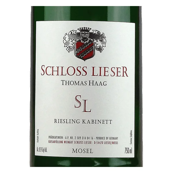 Schloss Lieser Riesling Kabinett Estate "SL" 2017