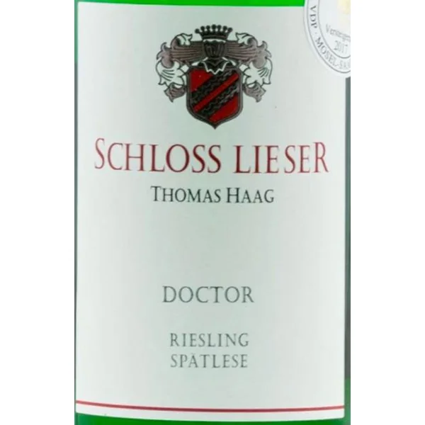 Schloss Lieser Riesling Spätlese Bernkasteler Doctor #28 Auction 2017