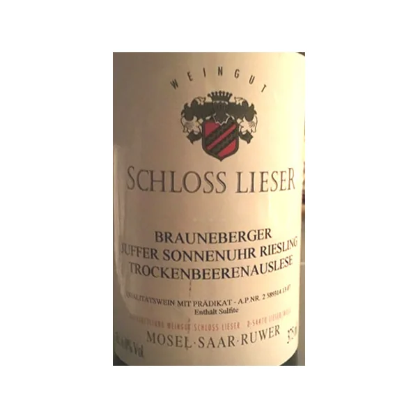 Schloss Lieser Riesling TBA Brauneberger Juffer-Sonnenuhr 2018 375ml