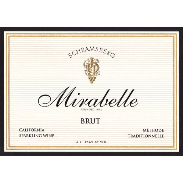 Schramsberg Brut North Coast Mirabelle NV