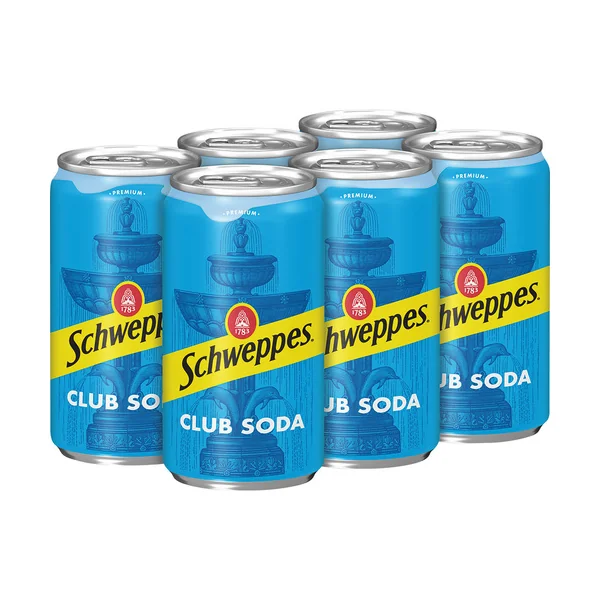 Schweppes • Club Soda Mini Cans 7.5 oz