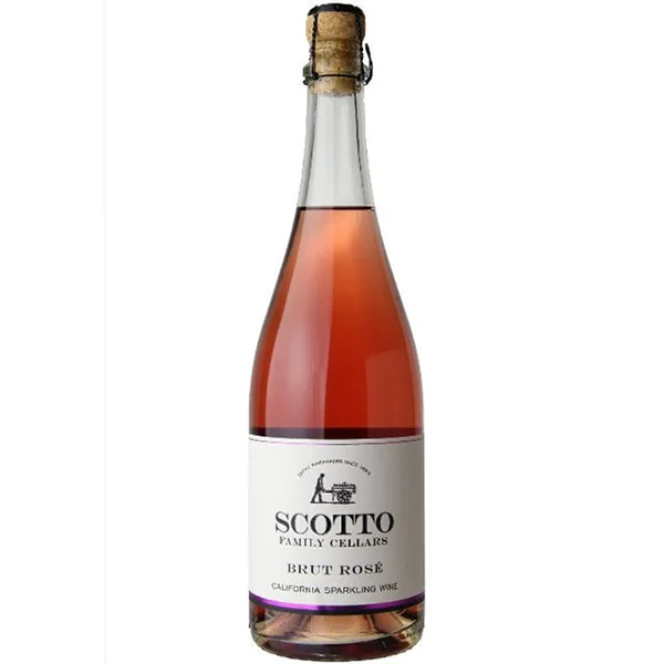 Scotto Family Cellars Brut Rose California Sparklng Wine Nonvintage