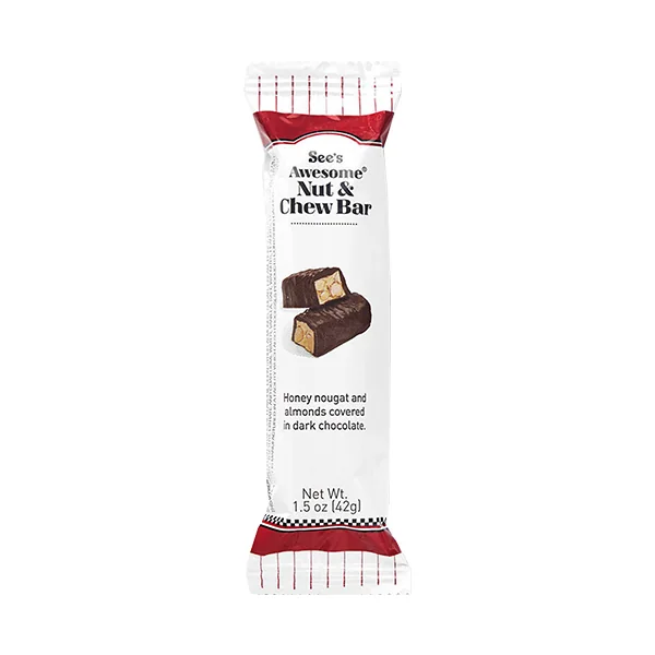 See’s Candies • Awesome Nut & Chew Bar Single