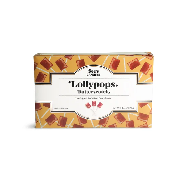 See’s Candies • Butterscotch Lollypops