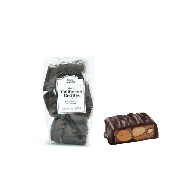 See’s Candies • Dark Chocolate California Brittle