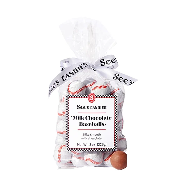 See’s Candies Milk Chocolate Baseballs