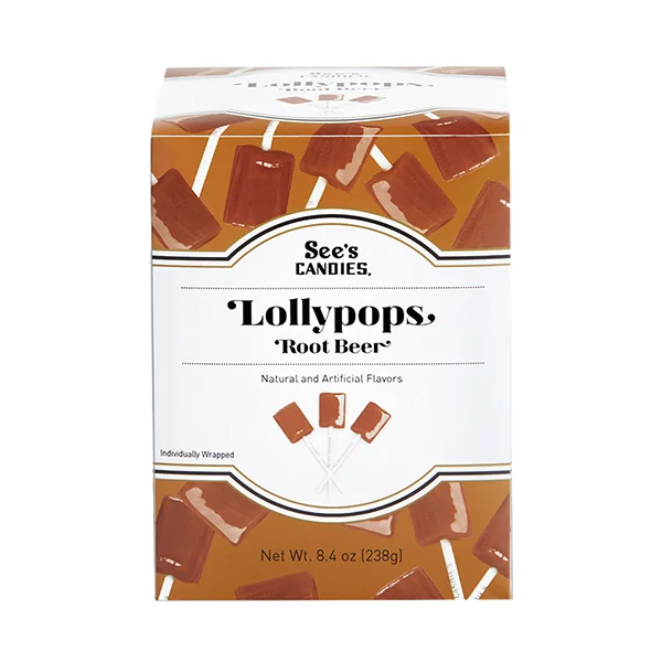 See’s Candies Root Beer Lollypops
