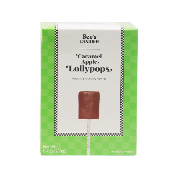 See’s Holiday • Caramel Apple Lollypops