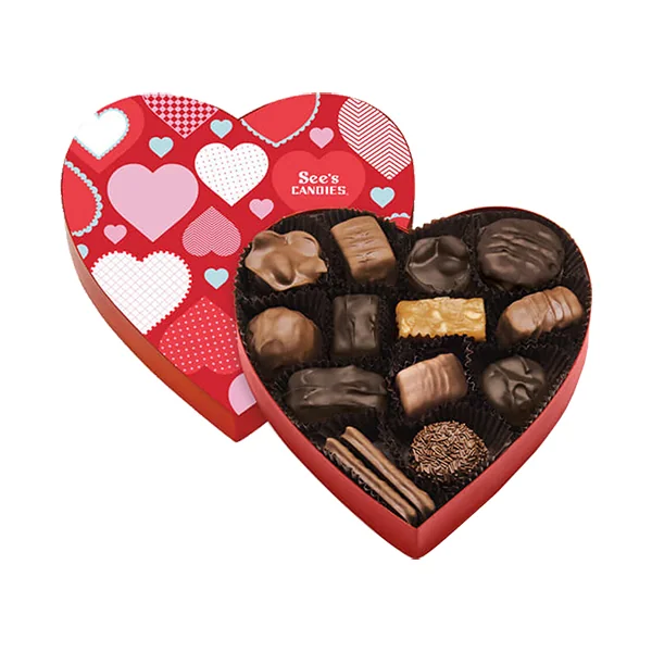 See’s Valentines • Red Heart Assorted Chocolates