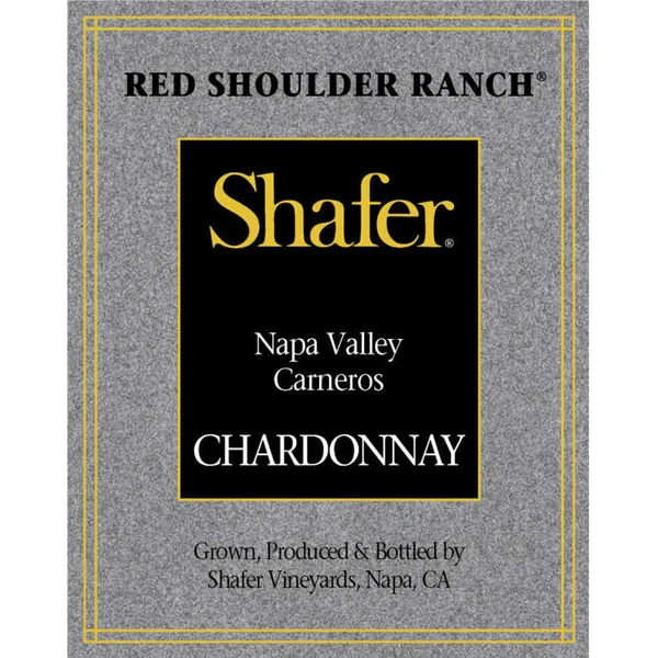 Shafer Chardonnay Napa Valley Carneros Red Shoulder Ranch 2019