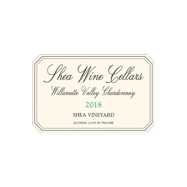 Shea Wine Cellars Chardonnay Willamette Valley Shea Vineyard 2018