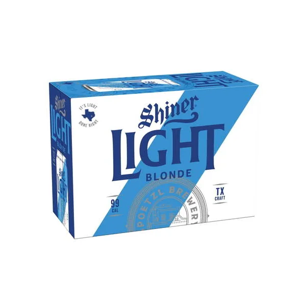Shiner Light Blonde Beer 99 Calories