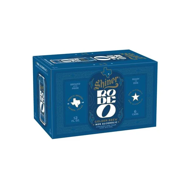 Shiner Rodeo Non Alcoholic Lager • 6pk Can