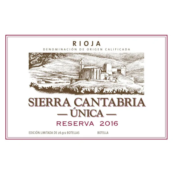 Sierra Cantabria Rioja Reserva Única 2016