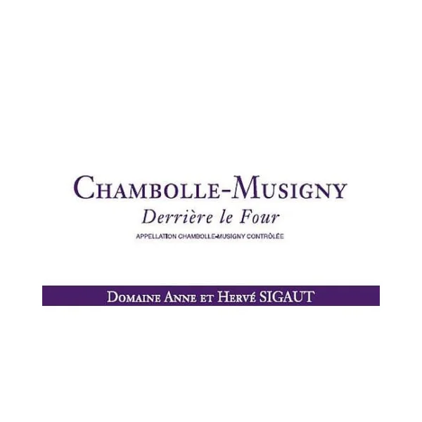 Sigaut/Anne & Hervé Chambolle-Musigny Derrière le Four 2019