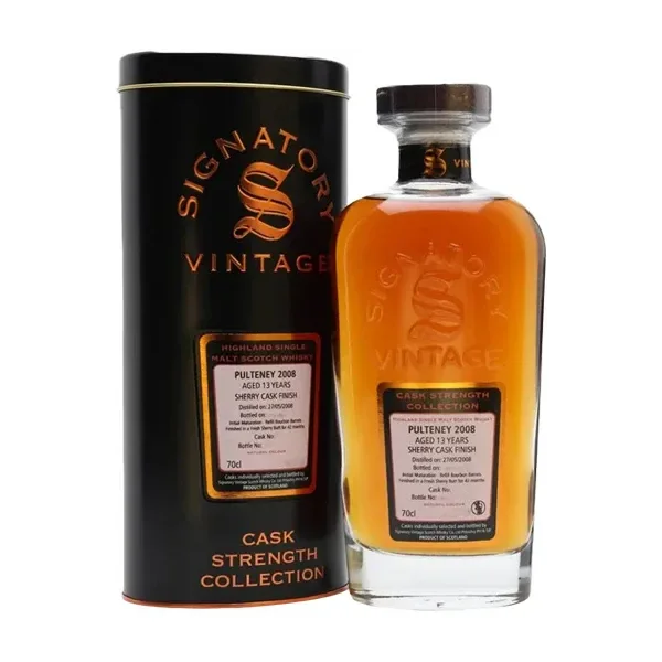 Signatory Pulteney 2008 Cask Strength Sherry Cask Aged 13 Yrs