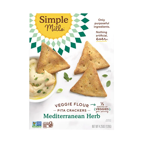 Simple Mills Mediterranean Herb Pita Cracker