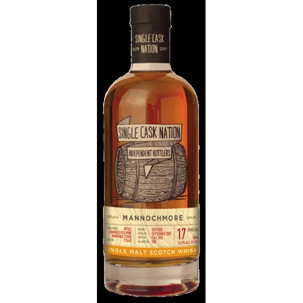 Single Cask Nation Mannochmore 2007 - 17 Year "Red Wine Barrique - Cask 173445" 750ml