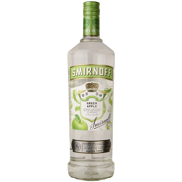 Smirnoff Green Apple Flavored Vodka / Ltr
