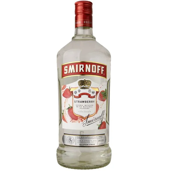Smirnoff Strawberry Flavored Vodka / 1.75 Ltr