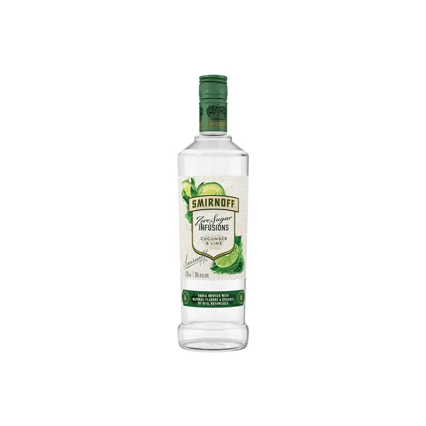Smirnoff Zero Sugar Infusions Cucumber Lime Vodka 375ml