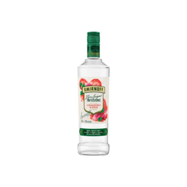 Smirnoff Zero Sugar Infusions Strawberry & Rosé