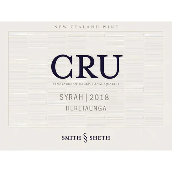 Smith & Sheth Syrah Hawkes Bay Heretaunga "Cru" 2018