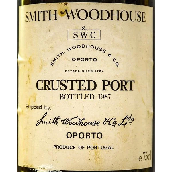 Smith Woodhouse Crusted Port 1987