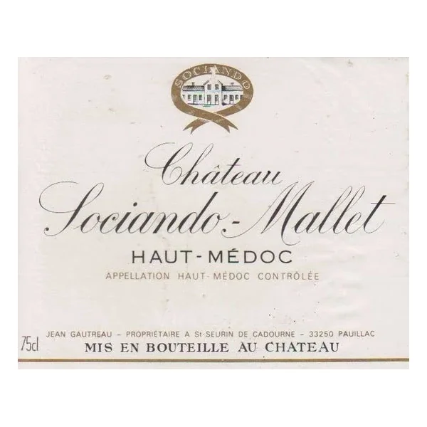 Sociando-Mallet Haut-Médoc 1984