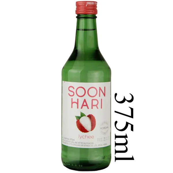 SoonHari Lychee Soju (Half Bottle) / 375mL