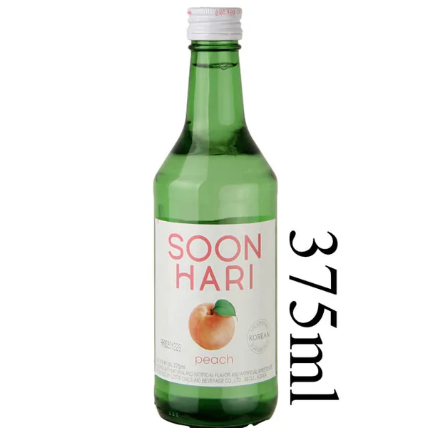 SoonHari Peach Soju (Half Bottle) / 375mL