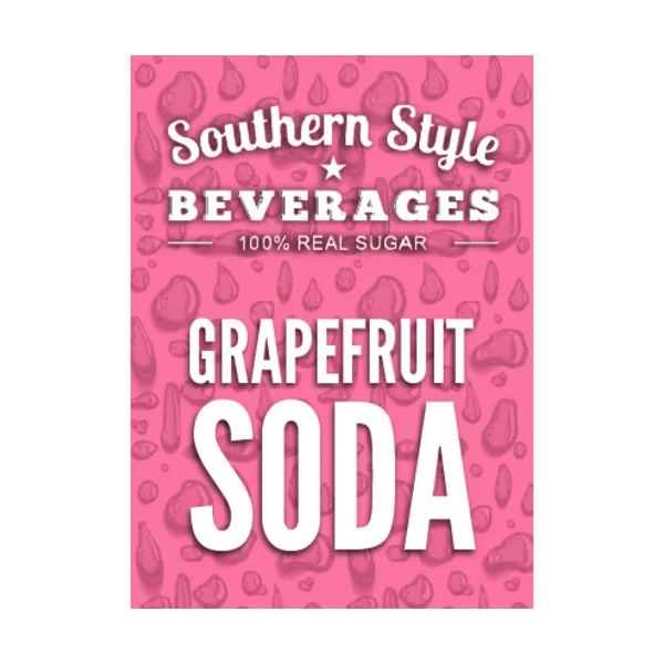 Southern Style Bib Grapefruit Soda • 3gal •