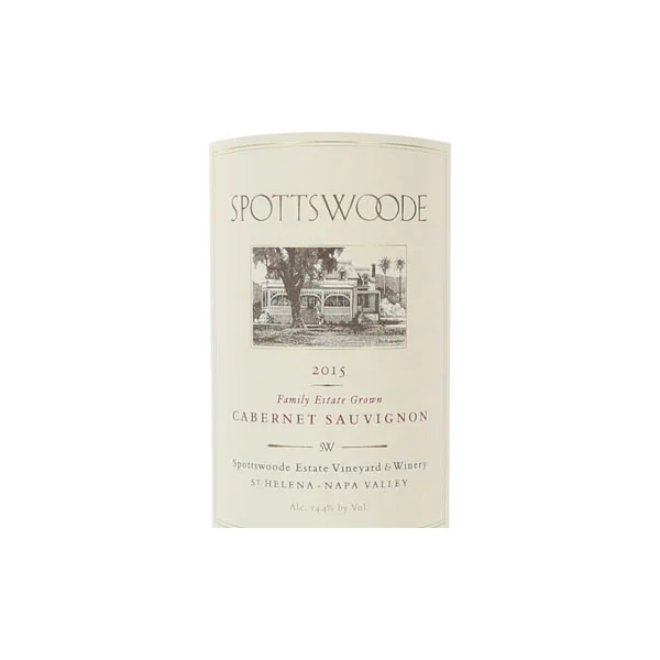 Spottswoode Cabernet Sauvignon Napa Valley Estate 2015