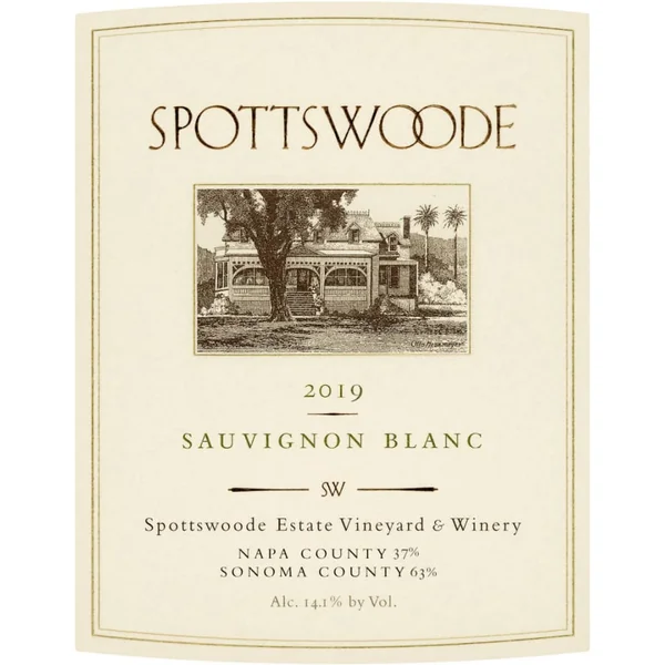 Spottswoode Sauvignon Blanc Napa-Sonoma Counties 2019