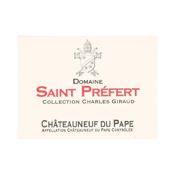 St. Préfert Châteauneuf-du-Pape Collection Charles Giraud 2018 1.5L