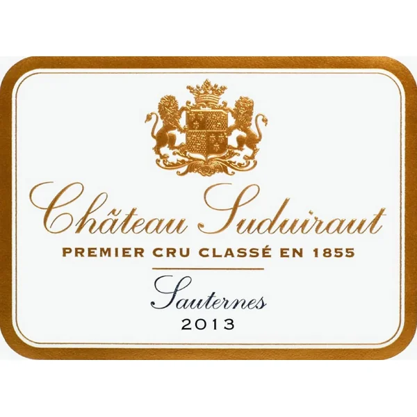 Suduiraut Sauternes 2013