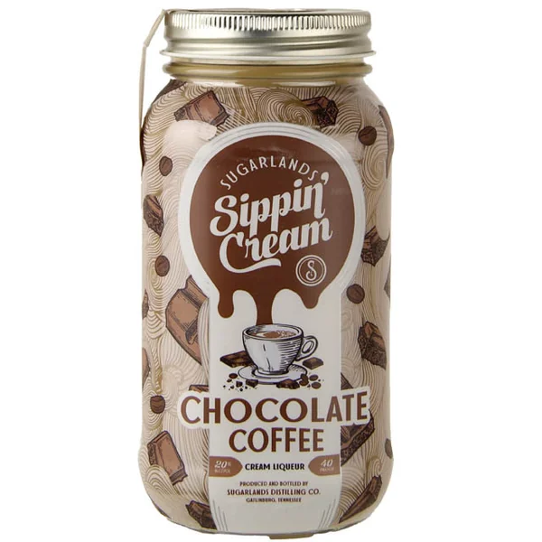 Sugarlands Sippin Cream Dark Chocolate Coffee Cream Liqueur / 750mL