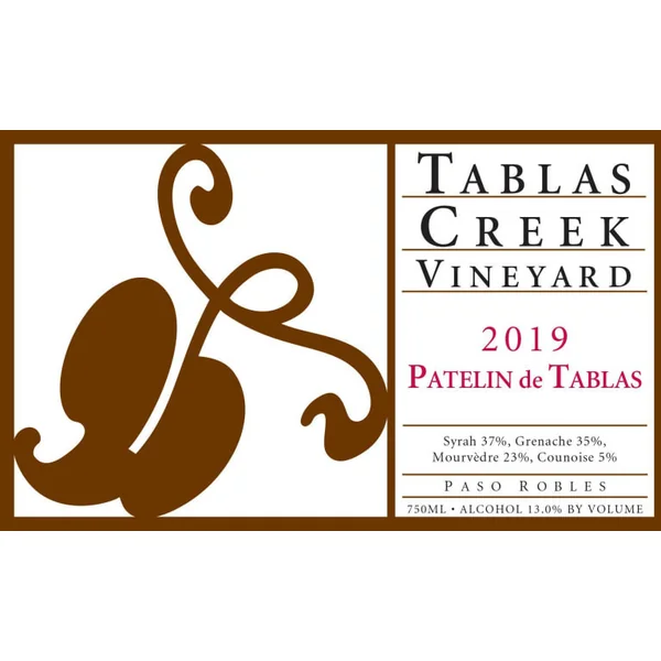 Tablas Creek Patelin de Tablas Rouge Paso Robles 2019
