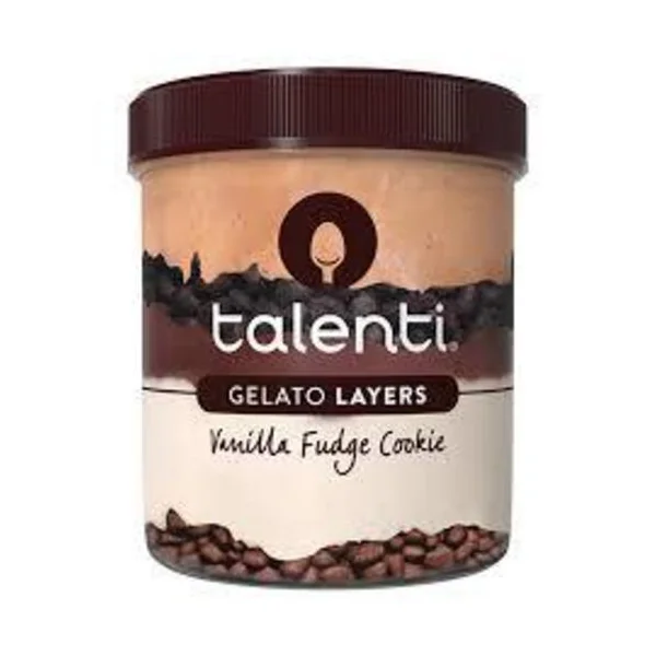 Talenti Gelato Ice Cream • Vanilla Fudge Cookie