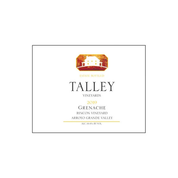 Talley Grenache Arroyo Grande Valley Rincon Vineyard 2019