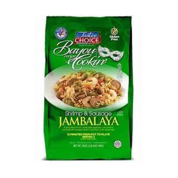 Tastee Choice Frozen Shrimp & Sausage Jambalaya Entree